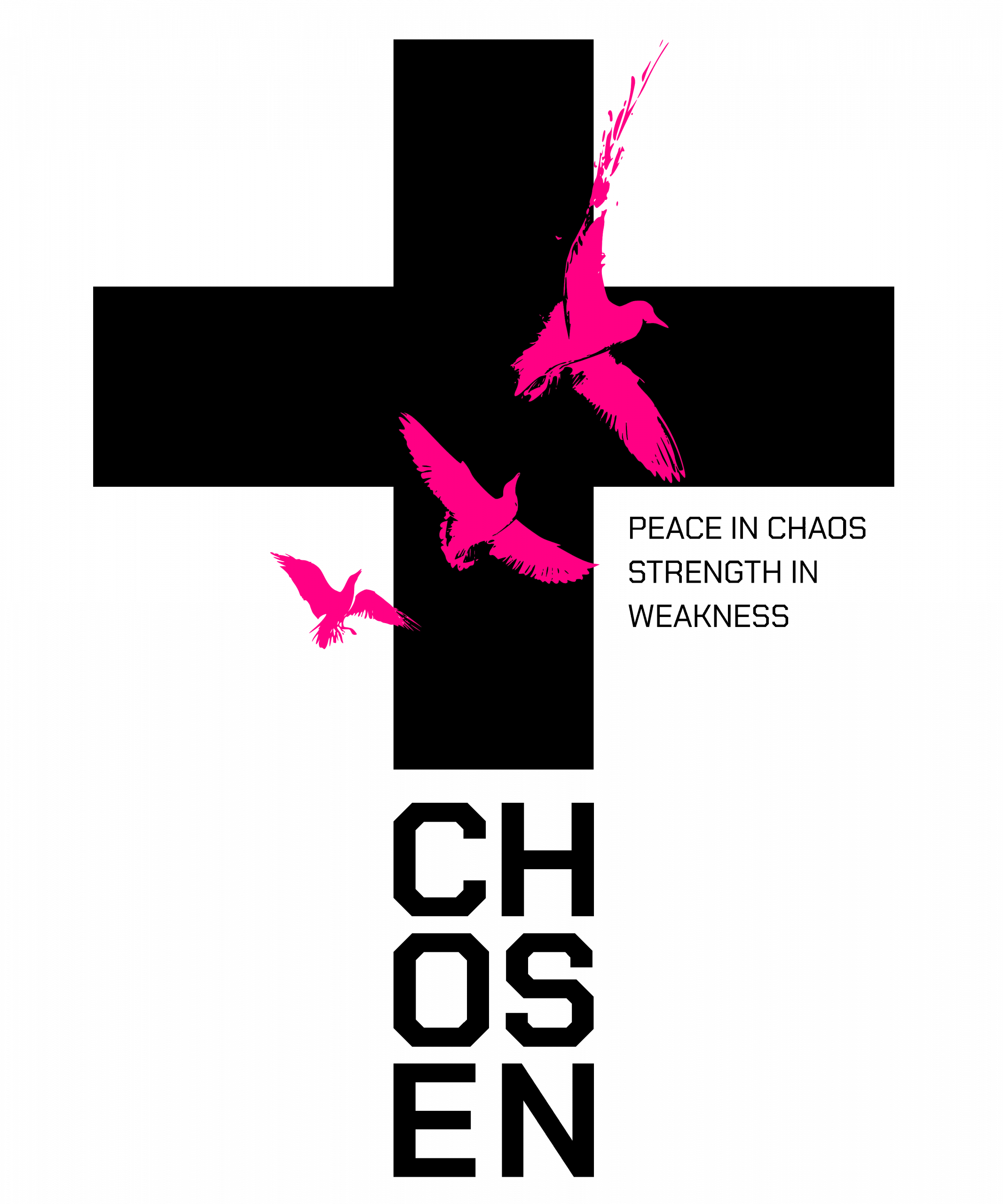 "Chosen" Poly T-Shirt - Image 3